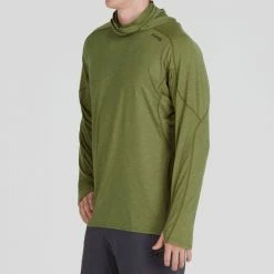 NRS Silkweight Varial Hoodie - Men's -Scarpa Sales 10008 04 Olive Model FrontCrop 092121 2000x2000 RSZ 37115.1647987447