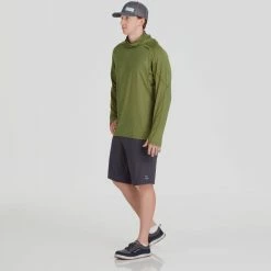 NRS Silkweight Varial Hoodie - Men's -Scarpa Sales 10008 04 Olive Model Front 092121 2000x2000 RSZ 20319.1647987447