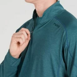 NRS Silkweight Baja Sun Shirt - Men's 24 NRS Silkweight Baja Sun Shirt - Men's -Scarpa Sales 10009 04 Mediterranea Model Zipper 092121 2000x2000 RSZ 38071.1647988270