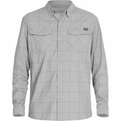 NRS Long Sleeve Guide Shirt - Men's -Scarpa Sales 10012 02 Sharkskin Large Front 102021 2000x2000 rsz 63668.1647975369