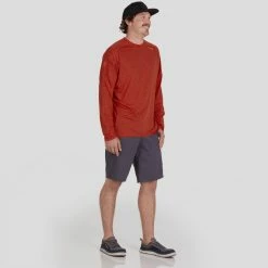 NRS Silkweight Long-Sleeve Shirt - Men's -Scarpa Sales 10114 05 Kio Model Front 102121 2000x2000 rsz 85707.1654628774