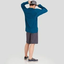 NRS Silkweight Long-Sleeve Shirt - Men's -Scarpa Sales 10114 05 Poseidon Model Back 121421 2000x2000 rsz 71608.1654628774