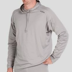 NRS Lightweight Hoodie - Men's 23 NRS Lightweight Hoodie - Men's -Scarpa Sales 10120 05 Titanium Model FrontCrop 102121 2000x2000 RSZ 64809.1647989435