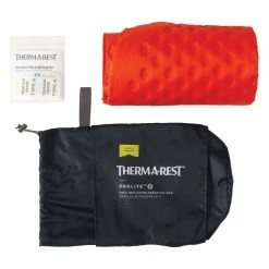 Therm-a-Rest ProLite (Fall 2022) -Scarpa Sales 13264 thermarest prolite poppy cayenne regular contents 62427.1626822989