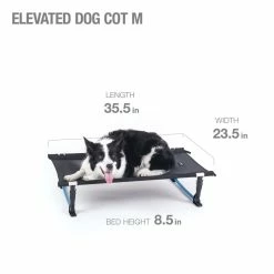 Helinox Elevated Dog Cot - Medium (Fall 2022) 11 Helinox Elevated Dog Cot - Medium (Fall 2022) -Scarpa Sales 2021ElevatedDogCotM Black 6DimsImperial 1613848704501 800x rsz 62738.1646681190