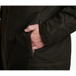 KUHL Law Fleece Lined Hoody - Men's (Fall 2022) -Scarpa Sales 7363 Law Fleece Lined Hoody Espresso Detail 3 rsz 65743.1668034006