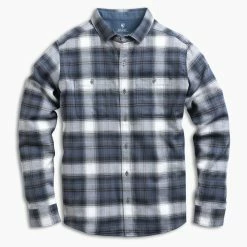 KUHL Law Flannel Long Sleeve - Men's (Fall 2022) 21 KUHL Law Flannel Long Sleeve - Men's (Fall 2022) -Scarpa Sales 7373 Law Flannel LS Stellar Blue Laydown rsz 23614.1668031803