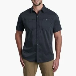 KUHL Stealth Short Sleeve - Men's -Scarpa Sales 7453 Stealth Blackout Front rsz 39311.1658254868