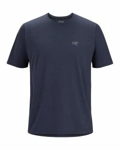 Arc'teryx Cormac Crew SS - Men's -Scarpa Sales Cormac Crew SS Black Sapphire 76587.1675196701