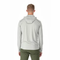Rab Force Hoody - Men's -Scarpa Sales Force Hoody DarkPewter QBL 09 DPW BACK on model rsz 16863.1646971621