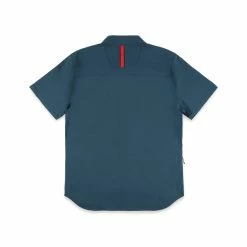 Topo Designs Global Shirt -Short Sleeve - Men's -Scarpa Sales Global Shirt Pond Blue Back RSZ 69701.1677189566