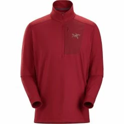 Arc'teryx Rho LT Zip Neck - Men's -Scarpa Sales Rho LT Zip Neck Bordeaux rsz 99491.1675358526