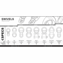 Rock Exotica Rotator Shackle Swivel -Scarpa Sales swivels sizing 3 10947.1656611048